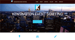 Desktop Screenshot of kensingtoneventstaffing.com