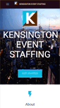 Mobile Screenshot of kensingtoneventstaffing.com